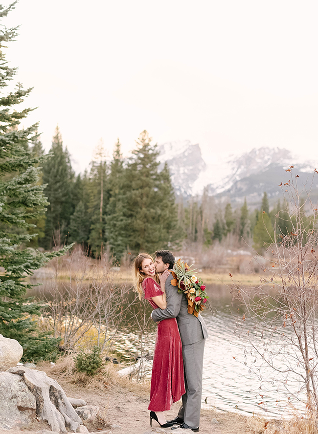 Rocky Mountain National Park Engagement Photos 