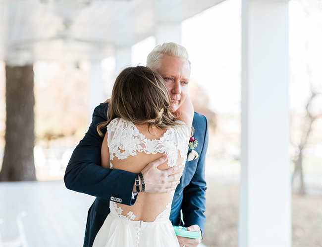 Burgundy and Navy Wedding