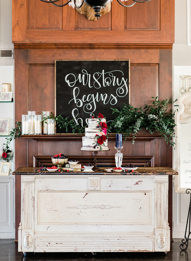 Burgundy and Navy Wedding