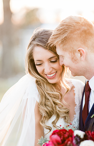 Burgundy and Navy Wedding