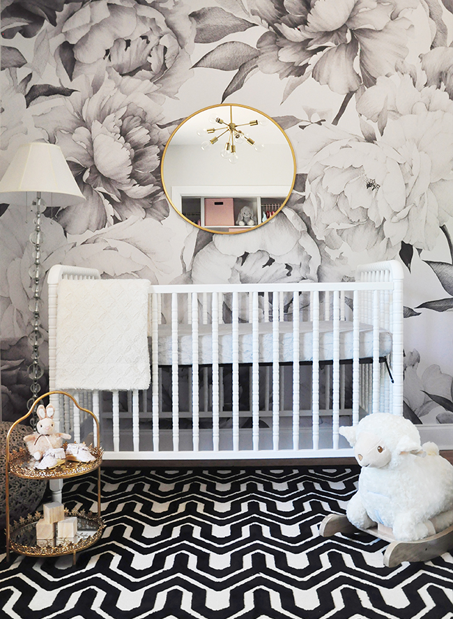 Bold White and Grey Nursery