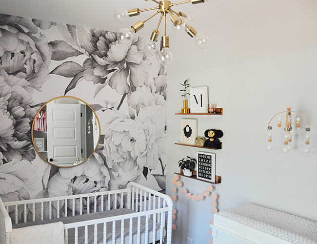 Bold White and Grey Nursery