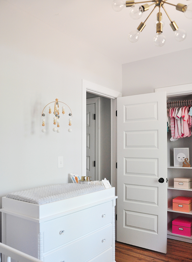 Bold White and Grey Nursery