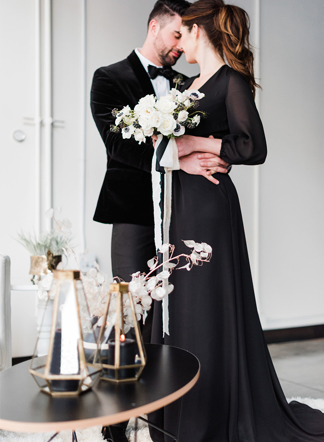 Urban Chic Winter Wedding Inspiration - Inspired By This