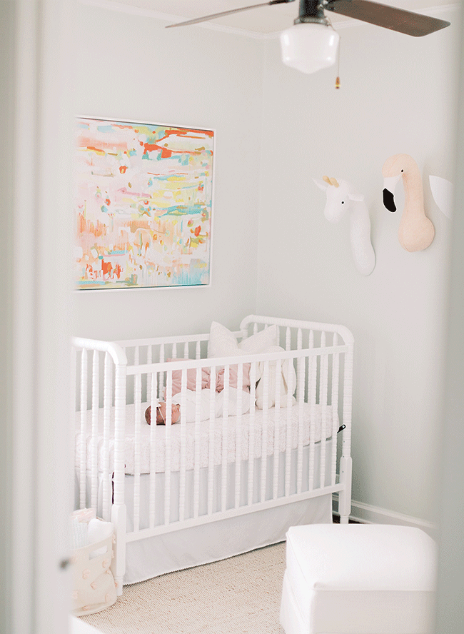 White Nursery, Baby Girl Nursery