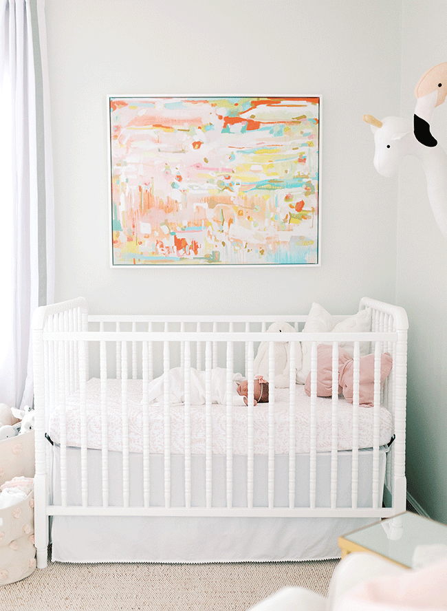 White Nursery, Baby Girl Nursery