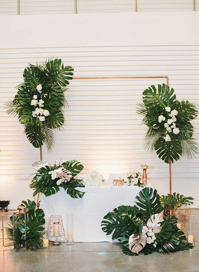 Modern Tropical Wedding