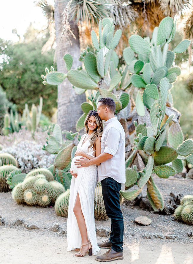 Inspired By This Cactus Garden Maternity Photos