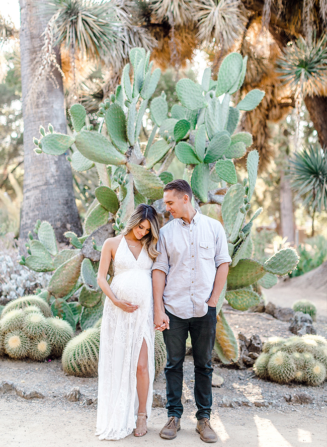 Inspired By This Cactus Garden Maternity Photos