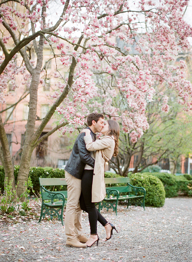 Spring engagement photos, New York City Engagement