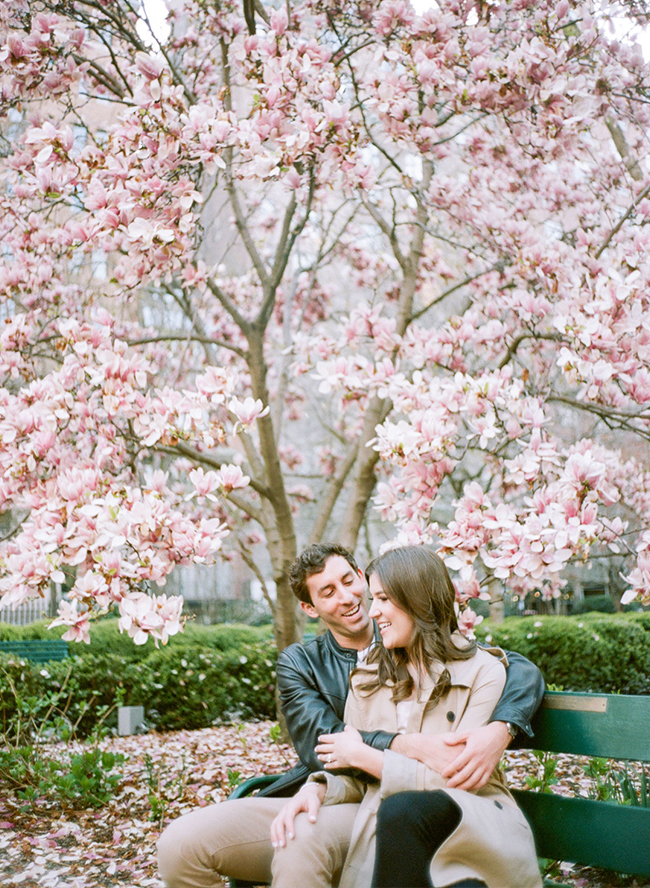 Spring engagement photos, New York City Engagement