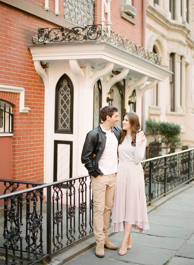 Spring engagement photos, New York City Engagement