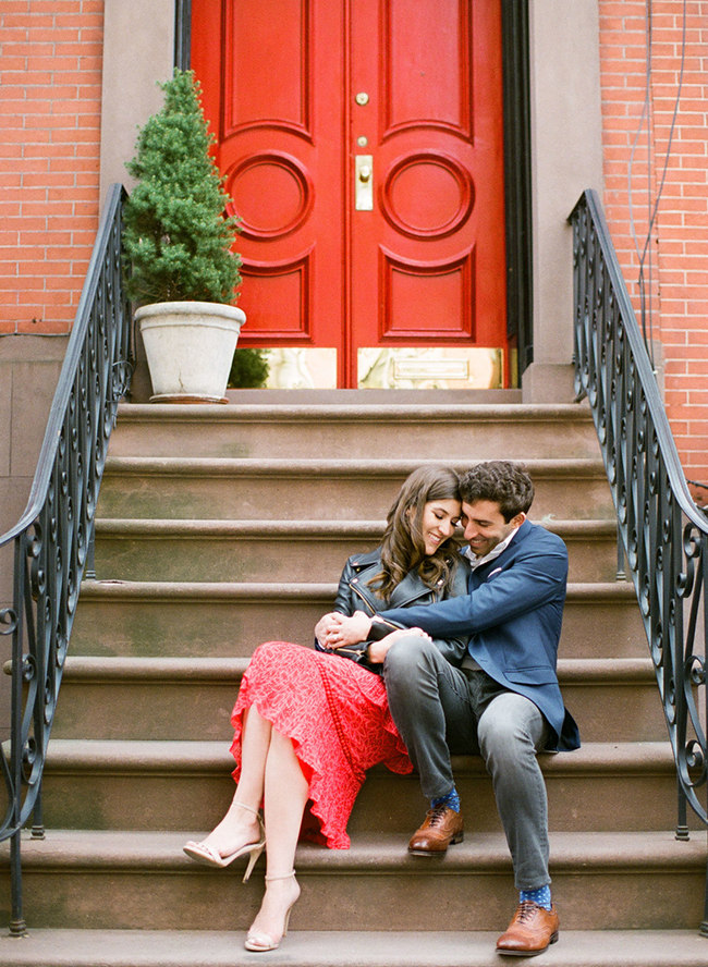 Spring engagement photos, New York City Engagement