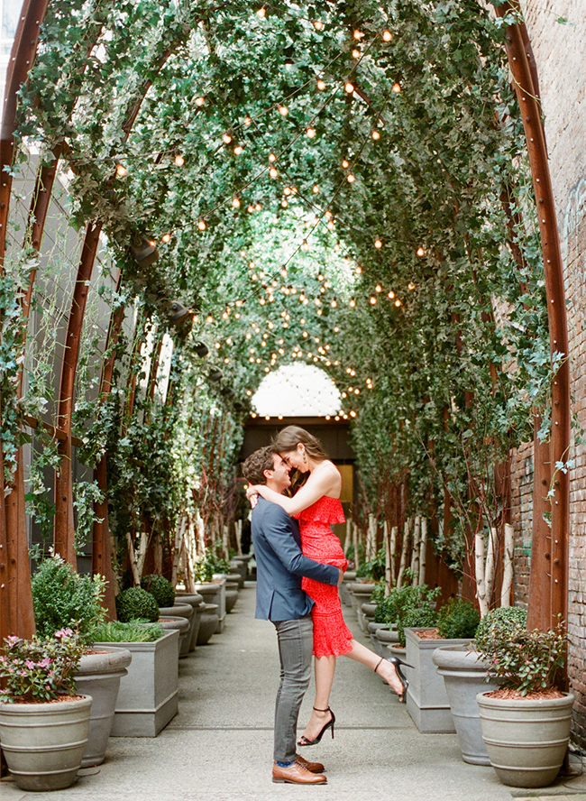 Spring engagement photos, New York City Engagement