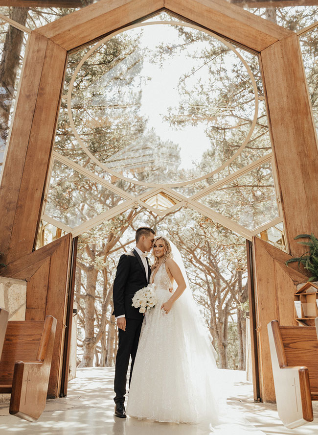 Wayfarers Chapel Wedding, Fairytale Wedding