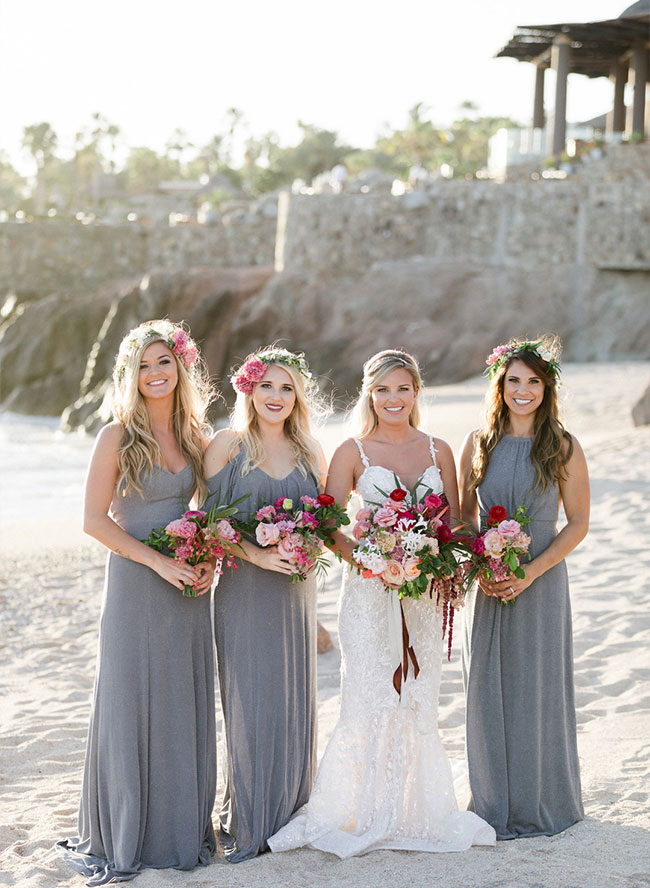 Pink and Green Wedding, Wedding in Los Cabos