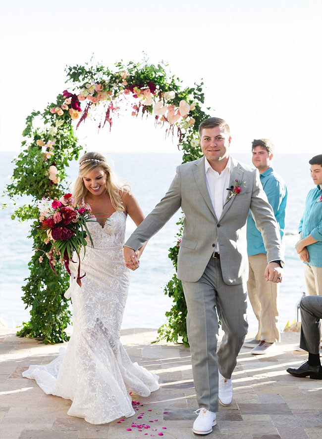 Pink and Green Wedding, Wedding in Los Cabos