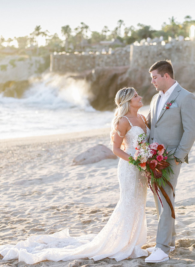 Pink and Green Wedding, Wedding in Los Cabos