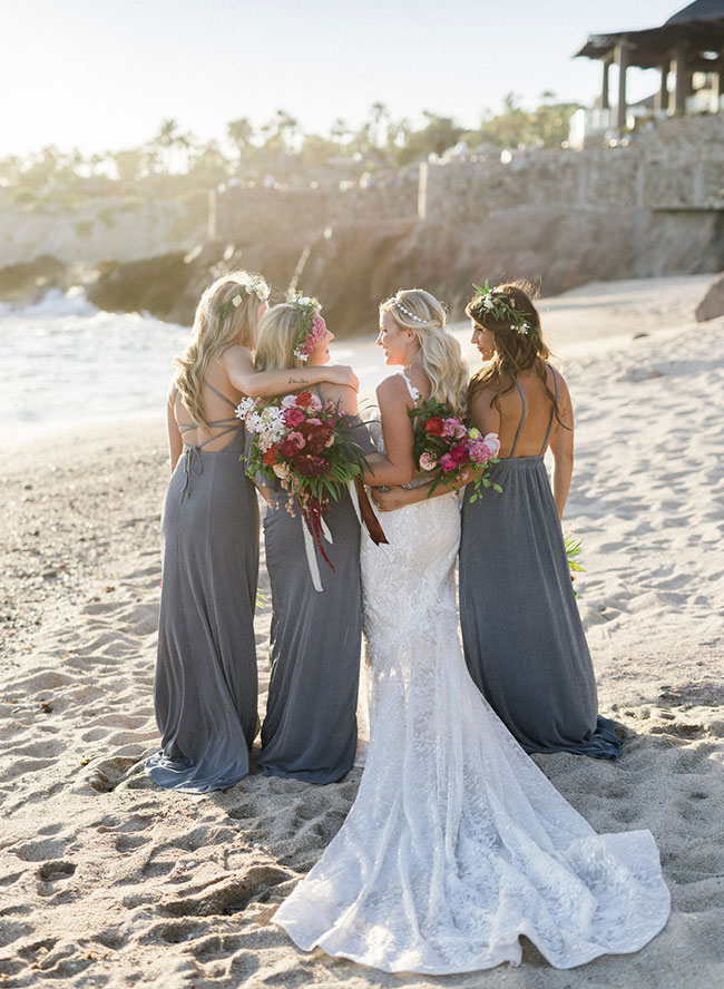 Pink and Green Wedding, Wedding in Los Cabos