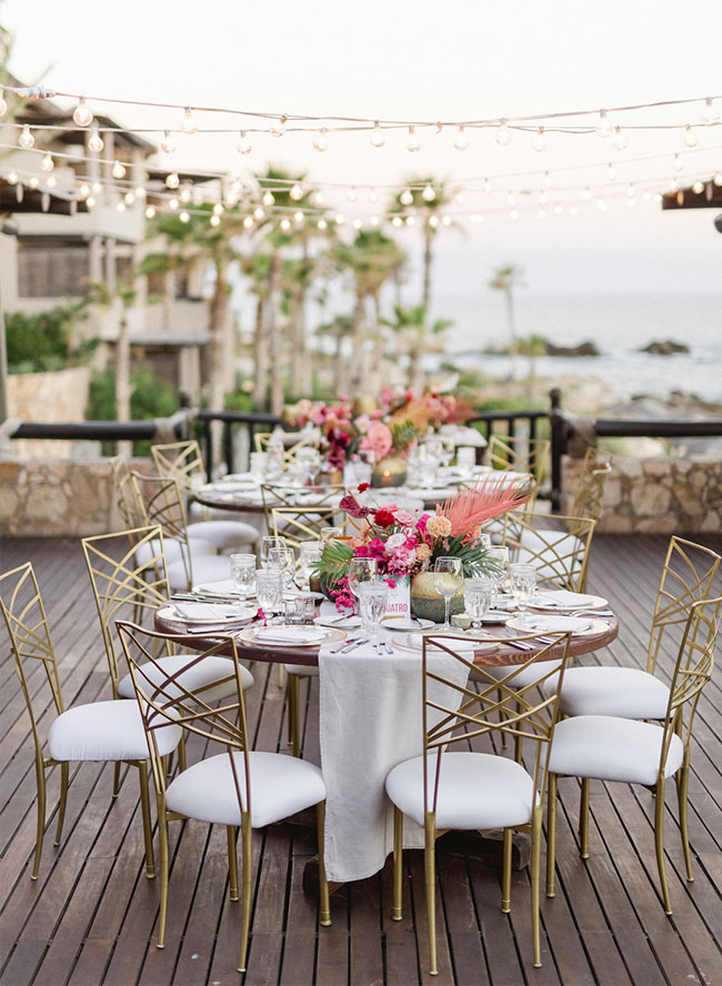 Pink and Green Wedding, Wedding in Los Cabos