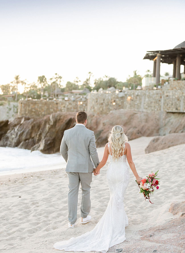 Pink and Green Wedding, Wedding in Los Cabos