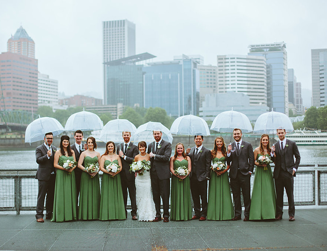 Rain on Your Wedding Day, Rainy Wedding Photos