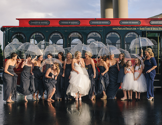 Rain on Your Wedding Day, Rainy Wedding Photos