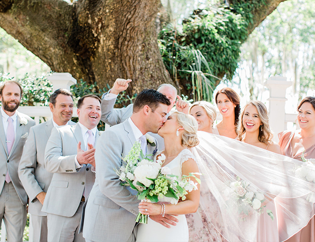 Rose Colored Wedding, Southern wedding in Charleston