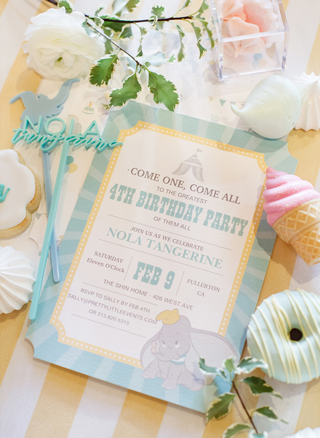 Dumbo Birthday Party, Whimsical Birthday Party