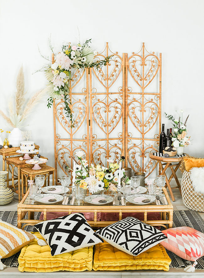 Trendy Easter Brunch, Modern Easter Decor