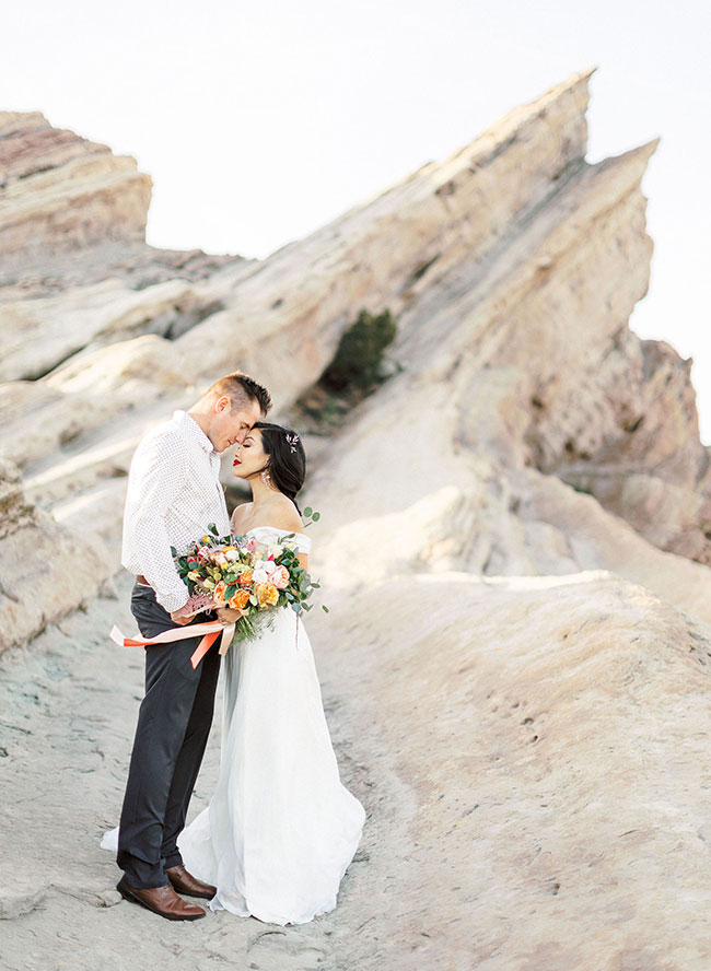 Desert Elopement, Desert Wedding Colors