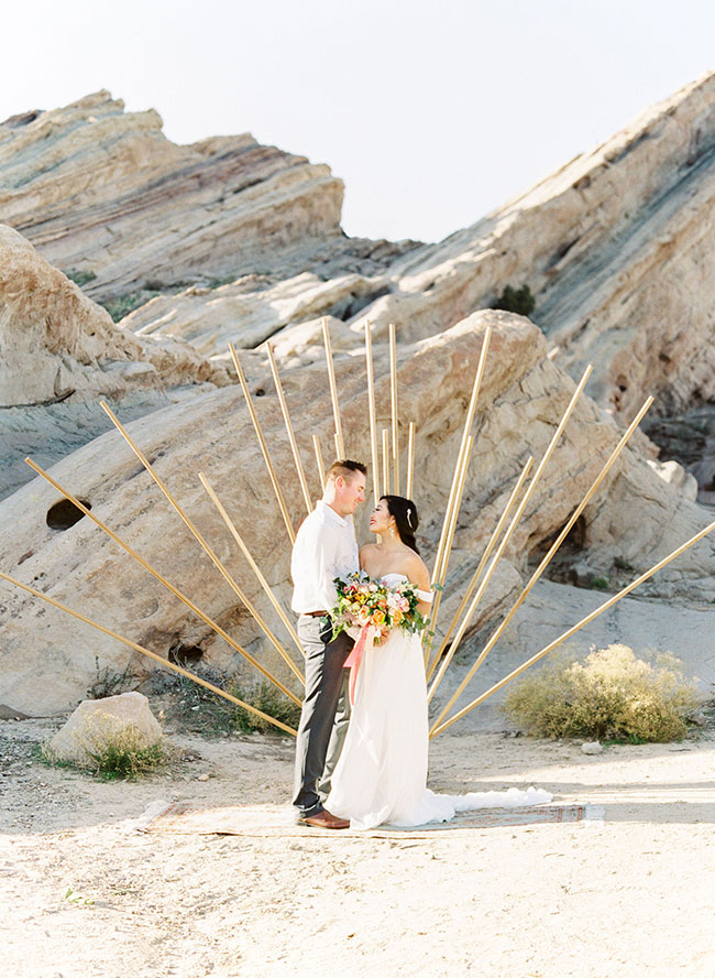 Desert Elopement, Desert Wedding Colors