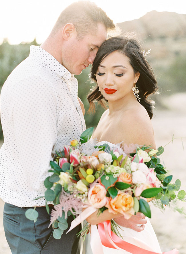 Desert Elopement, Desert Wedding Colors