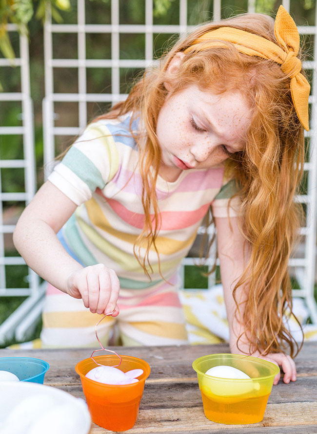 Kids Easter Egg Dying Party, Easter Egg Dying