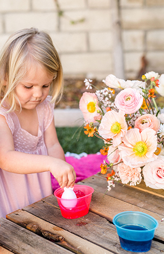 Kids Easter Egg Dying Party, Easter Egg Dying