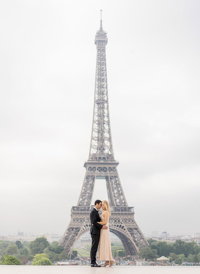 Glam Honeymoon Photoshoot in Paris - Inspired by This