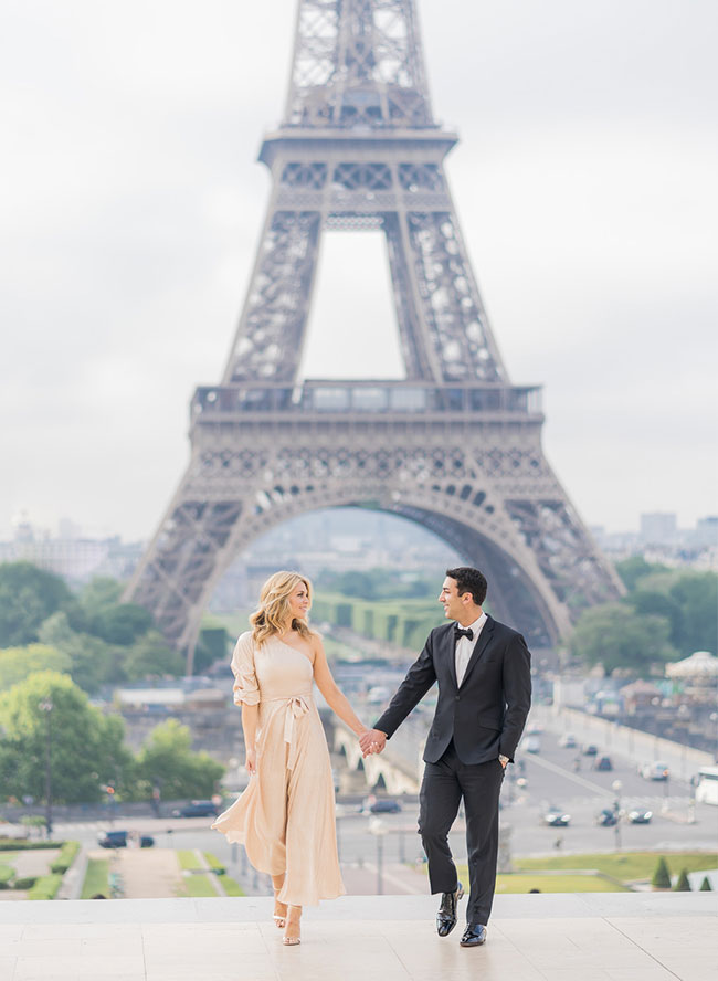 Glam Honeymoon Photoshoot in Paris - Inspired by This