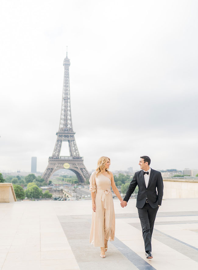 Glam Honeymoon Photoshoot in Paris - Inspired by This