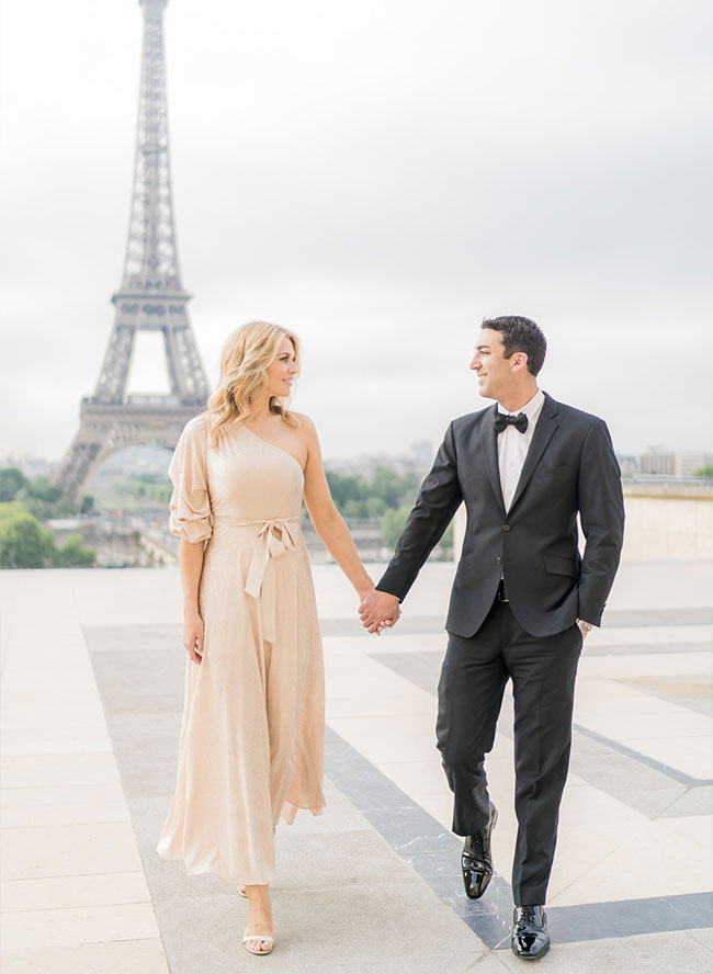 Glam Honeymoon Photoshoot in Paris - Inspired by This