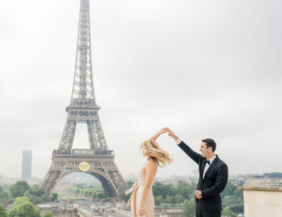 Glam Honeymoon Photoshoot in Paris - Inspired by This