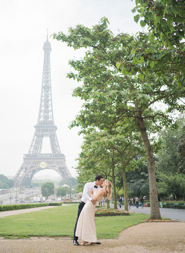 Glam Honeymoon Photoshoot in Paris - Inspired by This