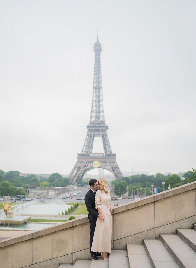 Glam Honeymoon Photoshoot in Paris - Inspired by This