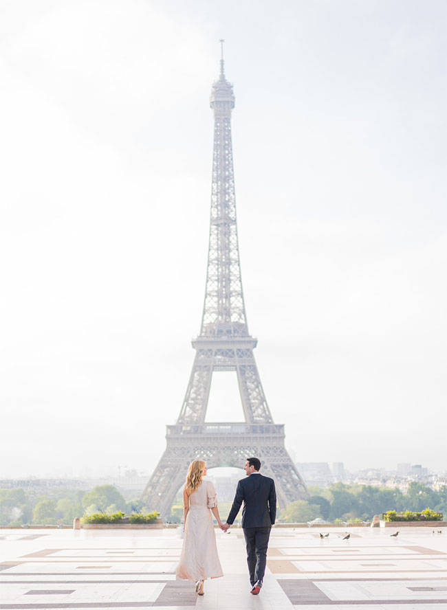 Glam Honeymoon Photoshoot in Paris - Inspired by This