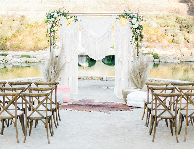 Sunset Wedding, Boho Wedding