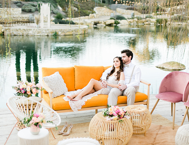 Sunset Wedding, Boho Wedding