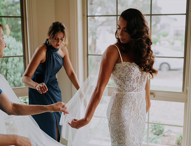 White and Green Wedding, Wedding in Melbourne