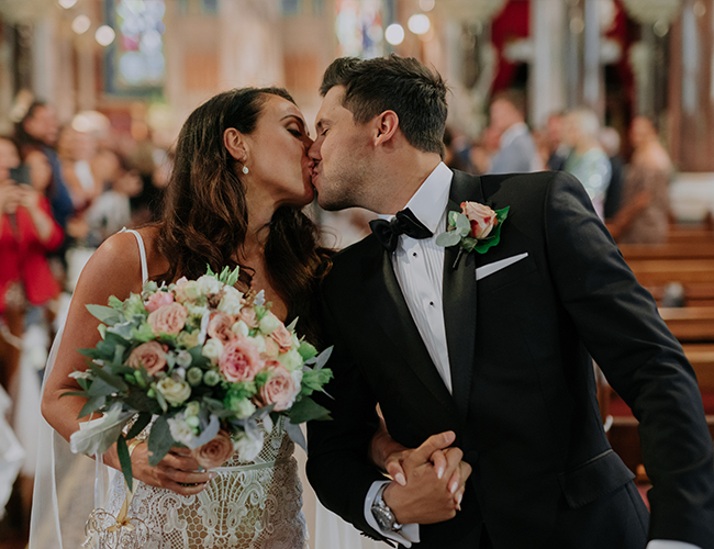 White and Green Wedding, Wedding in Melbourne