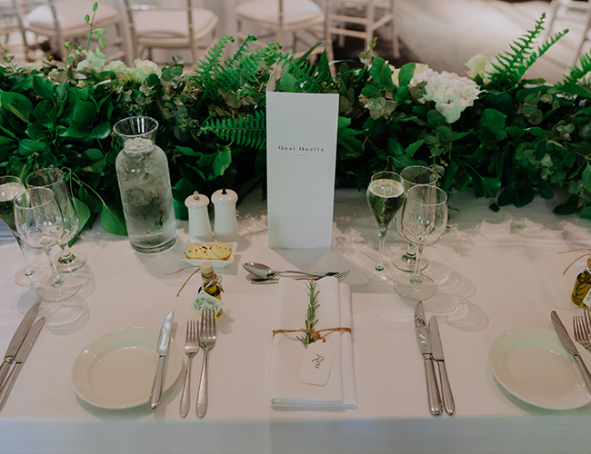 White and Green Wedding, Wedding in Melbourne