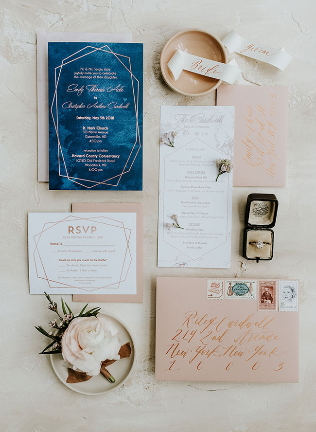 Blush and Burgundy Wedding