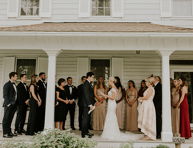 Blush and Burgundy Wedding